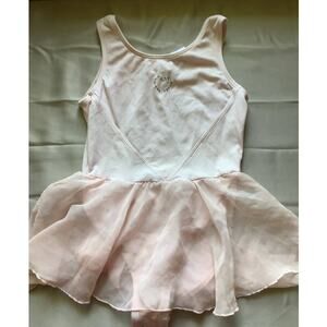 Danskin freestyle pink dance leotard Girl's size 6/6x